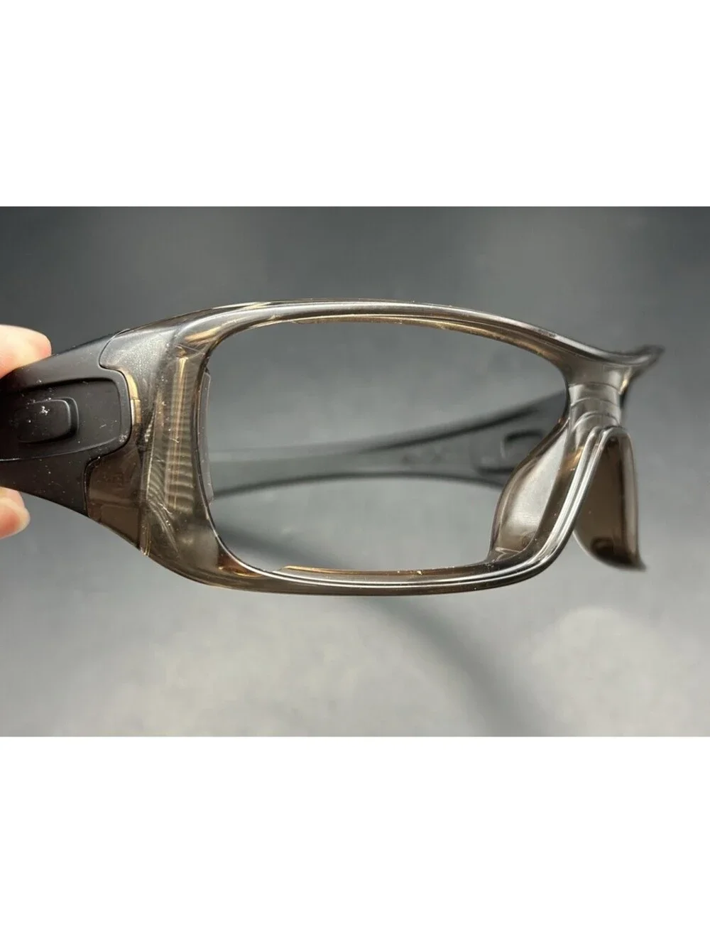 Oakley Antix Brown Smoke/Matte Black Frame